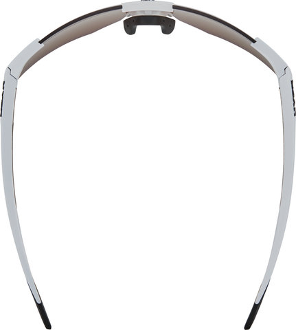 uvex Lunettes de Sport pace perform CV - white mat/glossy green