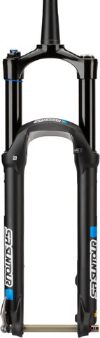 Suntour Horquilla de suspensión Axon 34 Boost SF18 RLRC PCS 27,5"/29" - black mate/130 /51 /1 1/8" - 1,5" tapered/110 mm/29" (delantero), 27,5" (trasero)/110 mm/110 mm/15 mm Eje Pasante