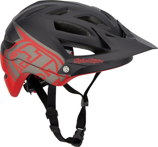 Troy Lee Designs A1 MIPS Helm - classic black-red/57 - 59 cm