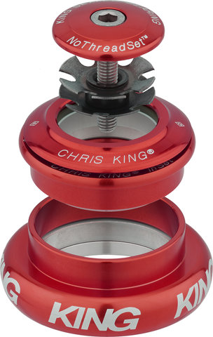 Chris King InSet i7 ZS44/28.6 - EC44/40 Mixed Tapered GripLock Headset - red/1 1/8"/ZS44/28,6 - EC44/40