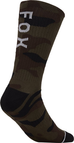 Fox Head Calcetines Fox Camo Crew - green camouflage/43 - 47