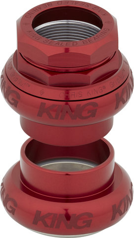 Chris King GripNut Sotto Voce EC30/25.4 - EC30/26 Threaded Headset - red/1"/EC30/25,4 - EC30/26