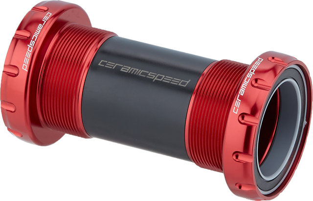 CeramicSpeed Boîtier de Pédalier BSA 30 MTB Coated - red/BSA