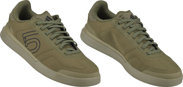 Five Ten Sleuth DLX Canvas MTB Shoes - 2024 Model - focus olive-core black-orbit green/42/42