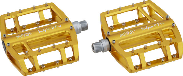 NC-17 Sudpin II Pro Platform Pedals - gold