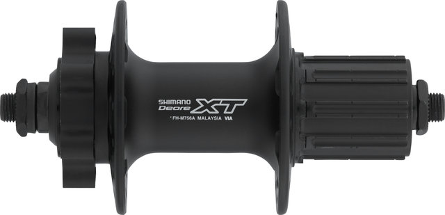 Shimano Moyeu Arrière XT FH-M756A Disc 6 trous pour Axe à Serrage Rapide - noir/32/Shimano MTB/Shimano VTT