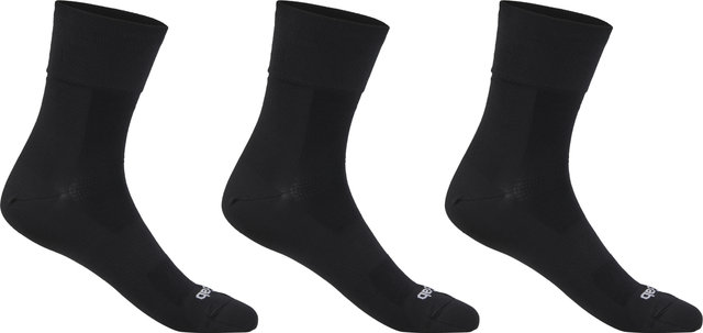 GripGrab Lightweight SL Summer Socken 3er-Pack - black/41 - 44