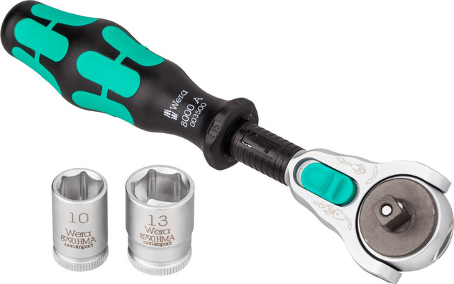 Wera Zyklop 1/4" Speed Ratchet - black-green