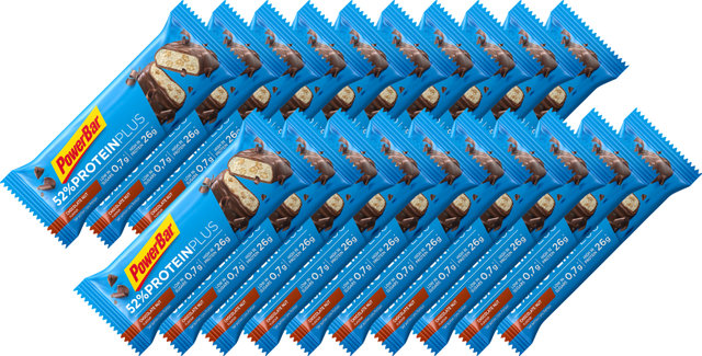 Powerbar Barrita Protein Plus Bar 52 % - 20 unidades - chocolate nuts/1000 g