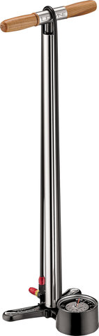 Lezyne Bomba de pie Alloy Floor Drive Tall - plata-brillante