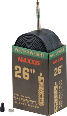 Maxxis Welterweight 26" Inner Tube - black/26 x 1,5-2,5 SV 48 mm