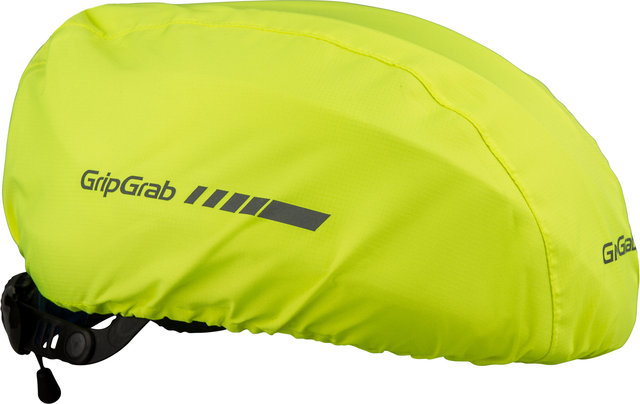 GripGrab Waterproof Hi-Vis Helmet Cover - yellow hi-vis