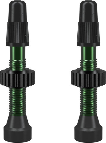 WTB TCS Aluminium Presta Tubeless Valve - green/Presta 46 mm