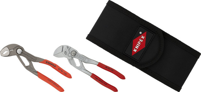 Knipex Set de Pinces Cobra et Mini Clef à Pinces Pochette pour Ceinture - universal