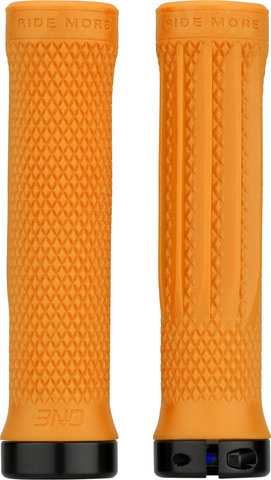 OneUp Components Poignées de guidon Lock-On - orange/136 mm