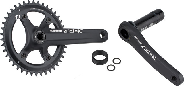 SRAM Apex 1 BB30 1x10-/1x11-fach, 110 mm Kurbelgarnitur - black/172,5 mm