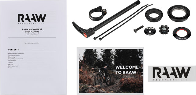 RAAW Mountain Bikes Essentials Kit for Madonna - universal/1 1/8" - 1,5" tapered