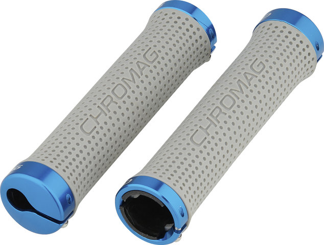 Chromag Basis Lock On Lenkergriffe - grey-blue/142 mm