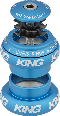 Chris King NoThreadSet EC30/25,4 - EC30/26 Steuersatz - matte turquoise/1"/EC30/25,4 - EC30/26