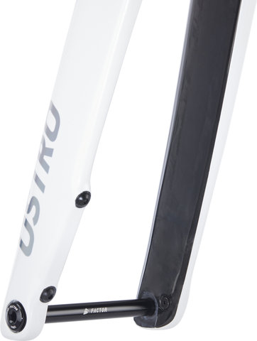 Factor OSTRO V.A.M. Disc T47a SRAM DUB Pearl White-Chrome Carbon Frameset - pearl white-chrome/54 cm, 110 mm x 38 cm, SB 0 mm