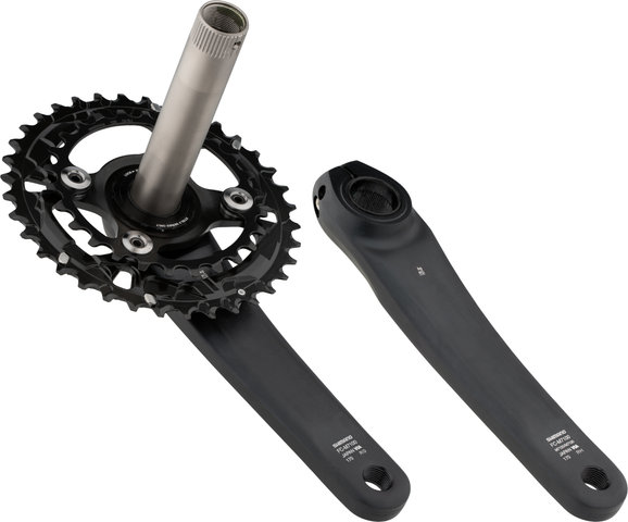 Shimano SLX FC-M7100-2 Hollowtech II Crankset - black-grey/170,0 mm