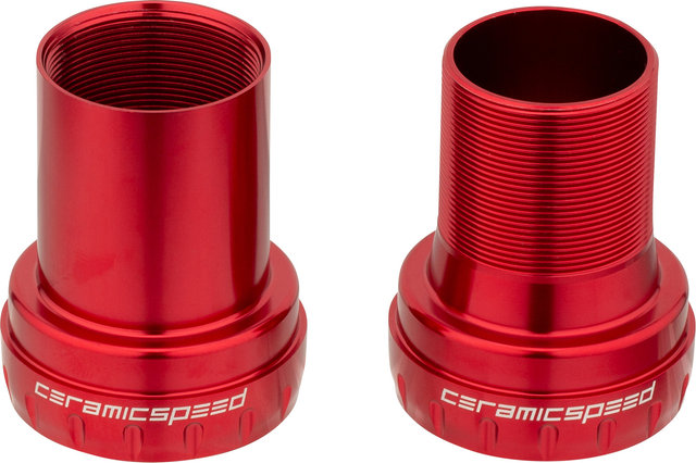 CeramicSpeed Boîtier de Pédalier BB30 Shimano Road Coated 42 x 68 mm - red/BB30