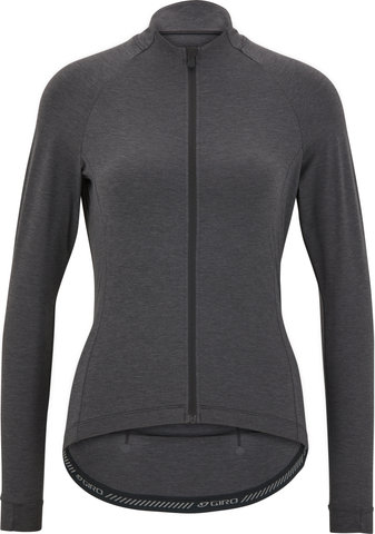 Giro New Road LS Damen Trikot - charcoal heather/M