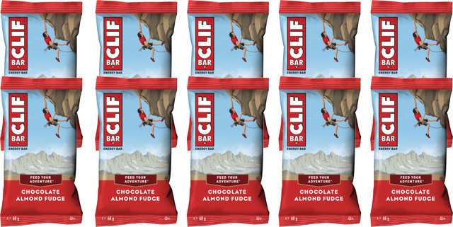 CLIF Bar Barres énergétiques - 10 pièces - chocolate almond fudge