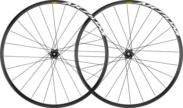 Mavic Aksium Disc Center Lock Laufradsatz - schwarz/100 mm/28"/Shimano Road/100 mm/Shimano Road/100 mm