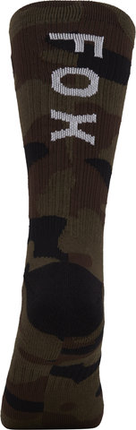 Fox Head Calcetines Fox Camo Crew - green camouflage/43 - 47