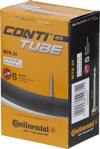 Continental MTB 26 Inner Tube - universal/26x1.75-2.5 Presta 42 mm