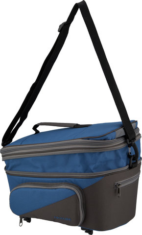 Racktime Talis Plus Pannier Rack Bag - berry blue-stone grey/8000 ml