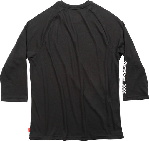 Fasthouse Camiseta Rush Raglan Tech - black/M