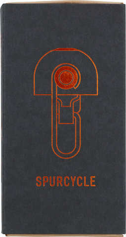 SPURCYCLE Stainless Steel Bell - Black - black-orange