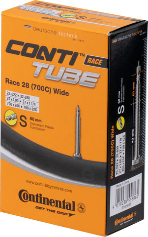 Continental Race 28 Wide Inner Tube - universal/25-622 to 32-630/Presta Valve (SV)/25-32 x 622-630 Presta 60 mm/60 mm