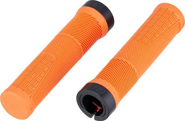 OneUp Components Puños de manillar delgados con bloqueo - naranja/138 mm