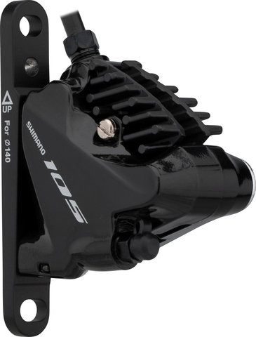 Shimano BR-R7070 105 Brake Caliper w/ Resin Pads - silky black/Front wheel/without