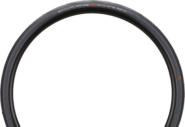 Schwalbe Pro One Aero Rear Evolution ADDIX Race TLE 28" Folding Tyre - black-grey/28 /28 mm/28-622