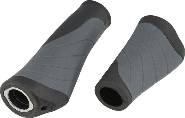 CONTEC Tour Pro handlebar grips for twist shifters - black-grey/135 mm / 92 mm