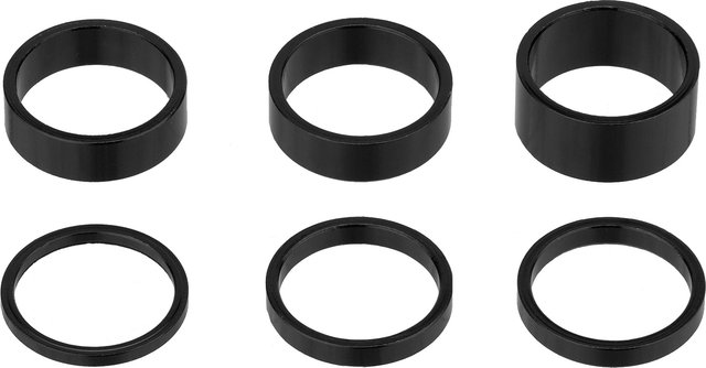 3min19sec Aluminium Headset Spacer Kit - black