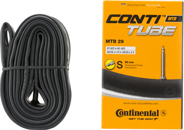 Continental Cámara de aire MTB 29 - universal/28-29 x 1,75-2,5 SV 60 mm