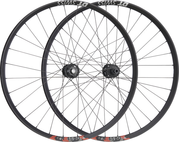 DT Swiss FR 1500 Classic 30 Super Boost 6-Bolt Disc 29" Wheelset - black/Boost/157 mm/110 mm/Super Boost/29"/110 mm/110 mm/157 mm/Shimano MTB