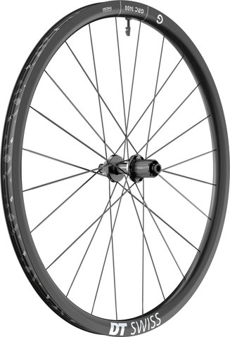 DT Swiss GRC 1400 DICUT 30 Disc Center Lock 28" Wheelset - black/142 mm/100 mm/28"/Shimano Road/100 mm/Shimano Road/100 mm/142 mm