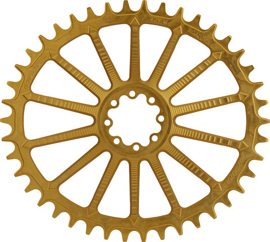 Garbaruk Oval Chainring AXS Road/CX SRAM Direct Mount 8-Hole Single Speed - gold/42 