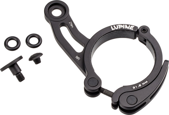 Lupine Schnellspanner-Halterung für Wilma / Wilma R - schwarz/31,8 mm