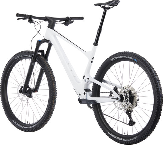 Scott Spark 930 Carbon 29" Mountain Bike - pearl white-black/130 mm/29"/L