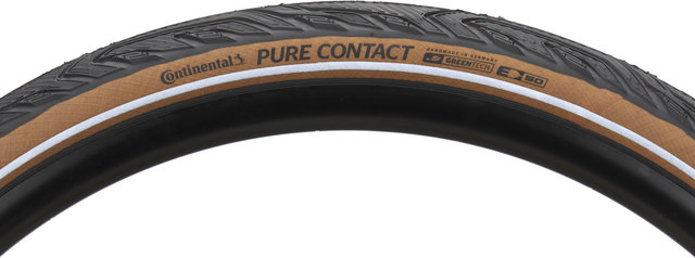 Continental Pure Contact 28" Faltreifen - schwarz-braun-reflex/28 "/47 mm/47-622/1.75 "