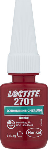 Loctite 2701 High-Strength Threadlocker - universal/5 ml