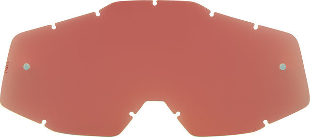 100% Spare Lens Mirror for Racecraft / Accuri / Strata Goggle - Closeout - red/universal