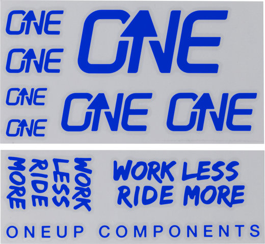 OneUp Components Juego de calcomanías Decal Kit - blue